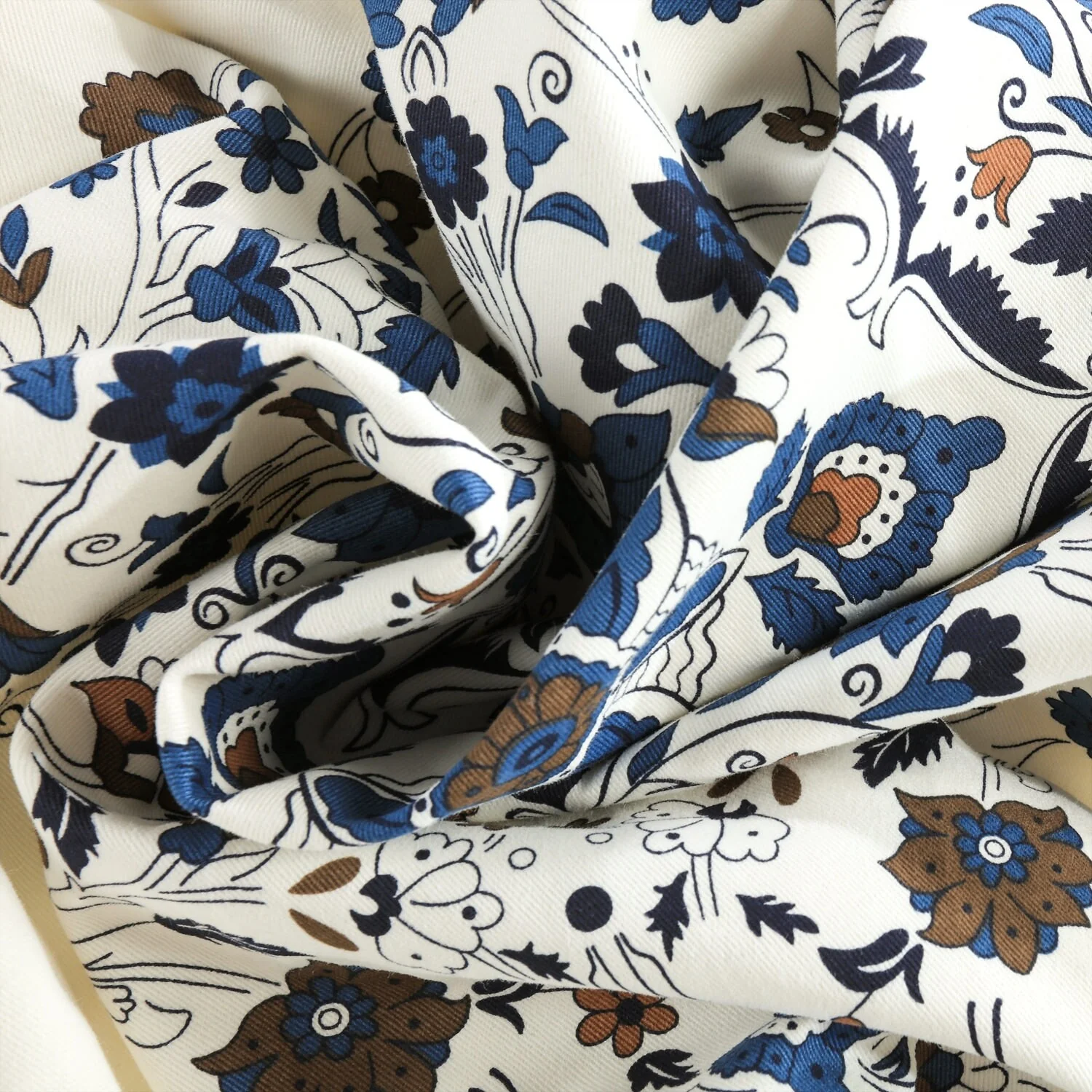 Medallion Damask Printed Cotton Room Darkening Curtain Panel, 1 Piece - Image 12