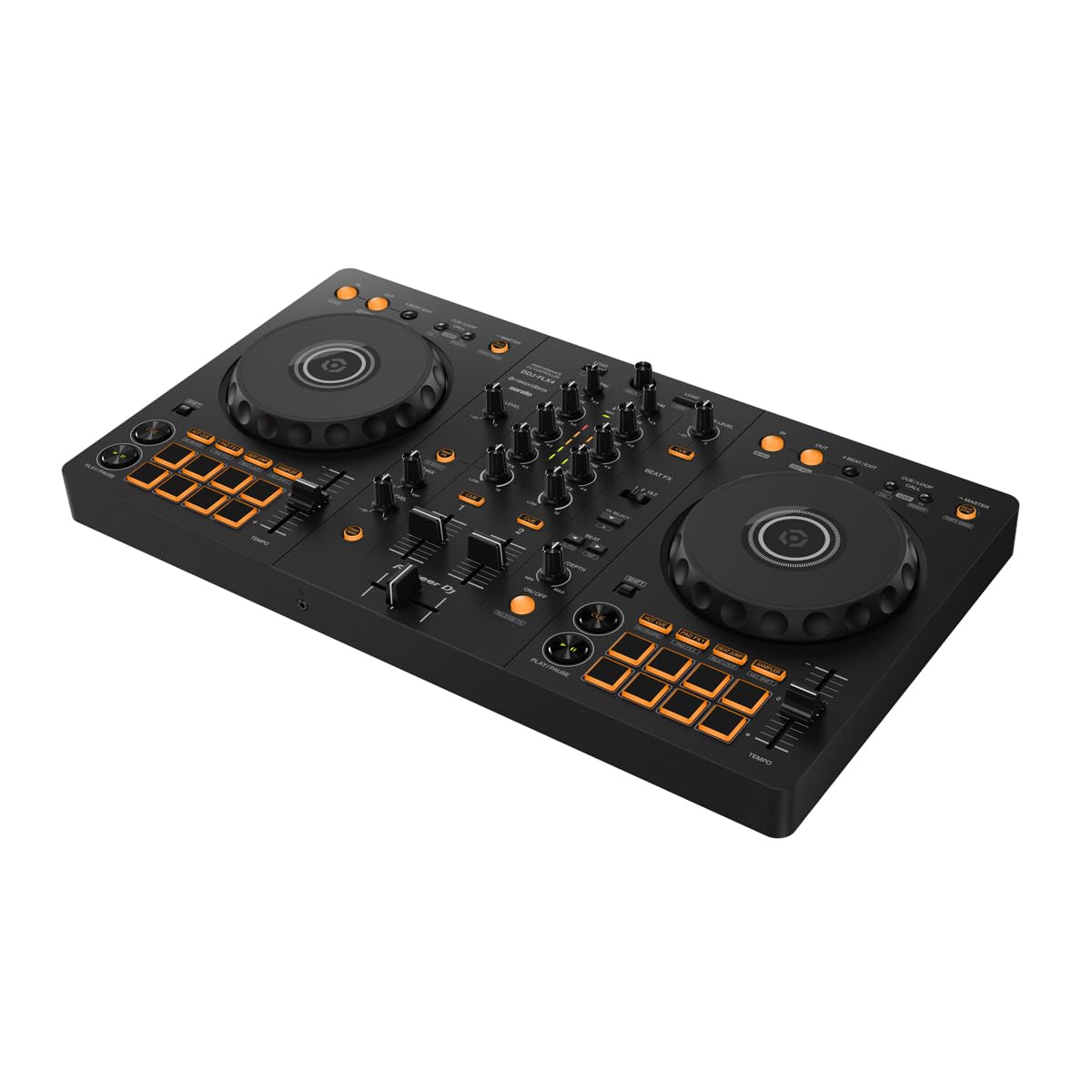 DDJ-FLX4 2-Channel DJ Controller, 16 Pads, Graphite