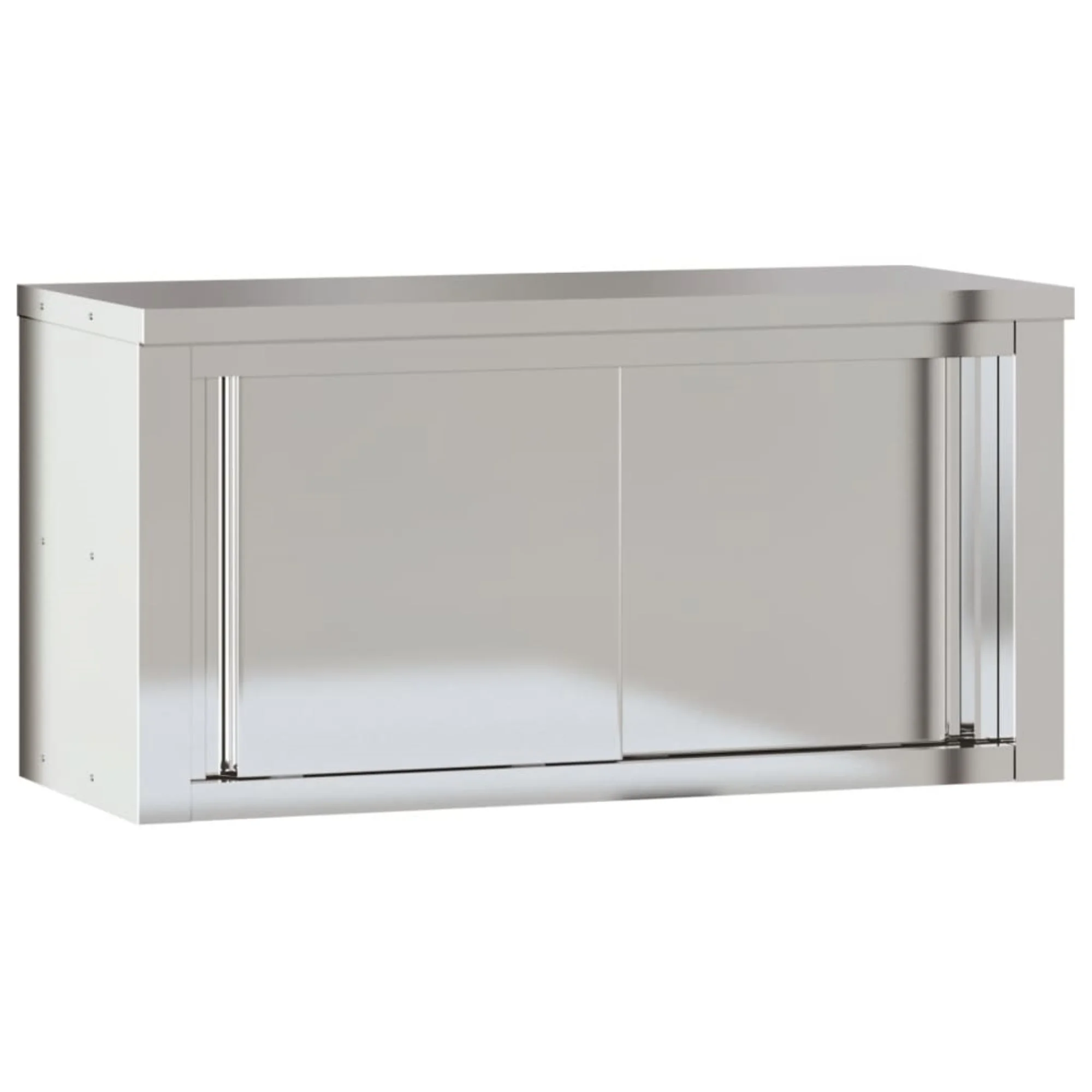 vidaXL Kitchen Wall Cabinet with Shelf Storage Restaurant Stainless Steel - Image 60