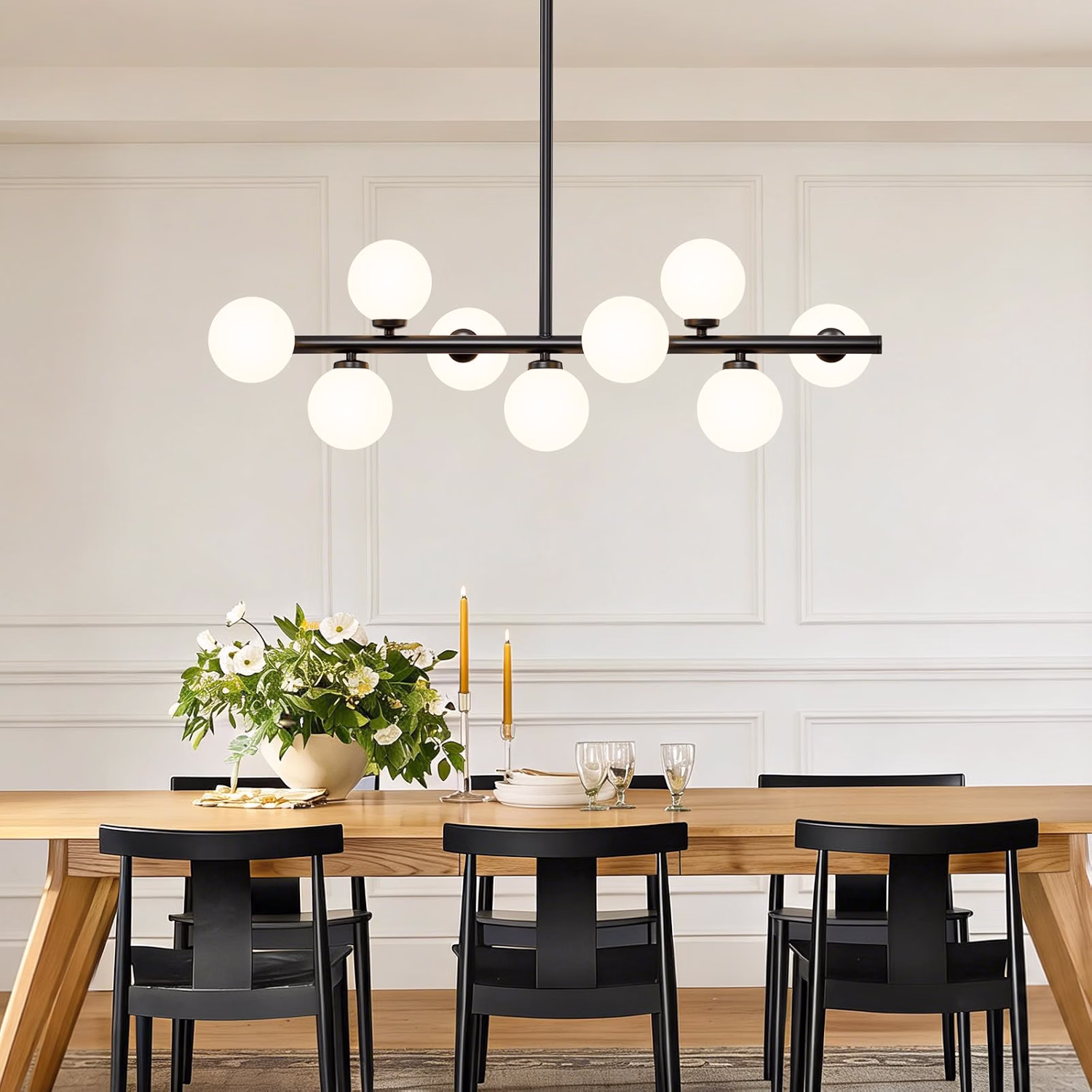 Mid Century Modern Sputnik Chandelier,16-Light Dining Room Light Fixture - Image 2