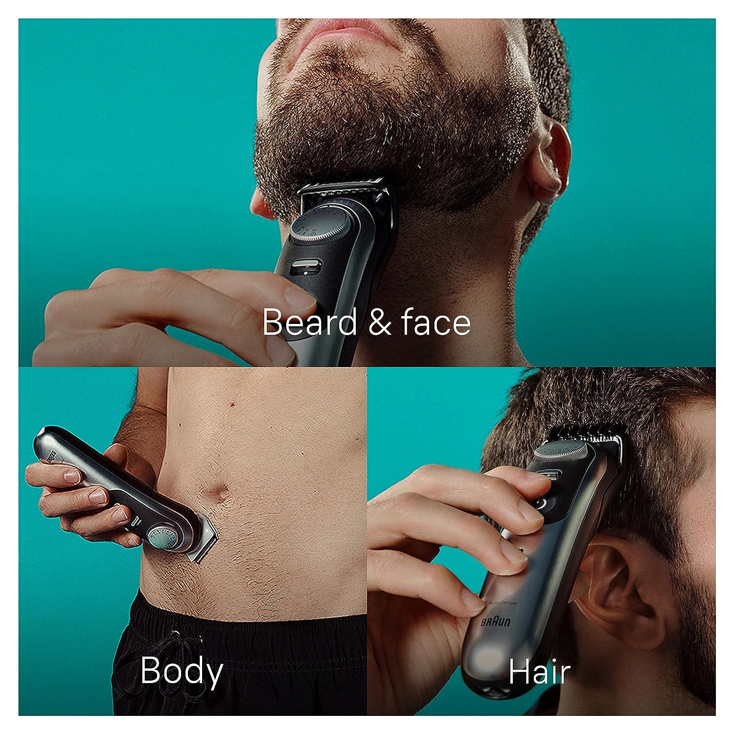 13-in-1 Men's Grooming Kit with Beard Trimmer, Hair Clipper, and Body Groomer - Image 4