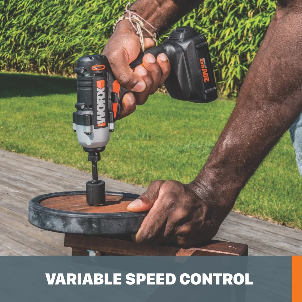 Worx WX291L.9 20V Power Share Cordless Impact Driver (Tool Only) - Image 3