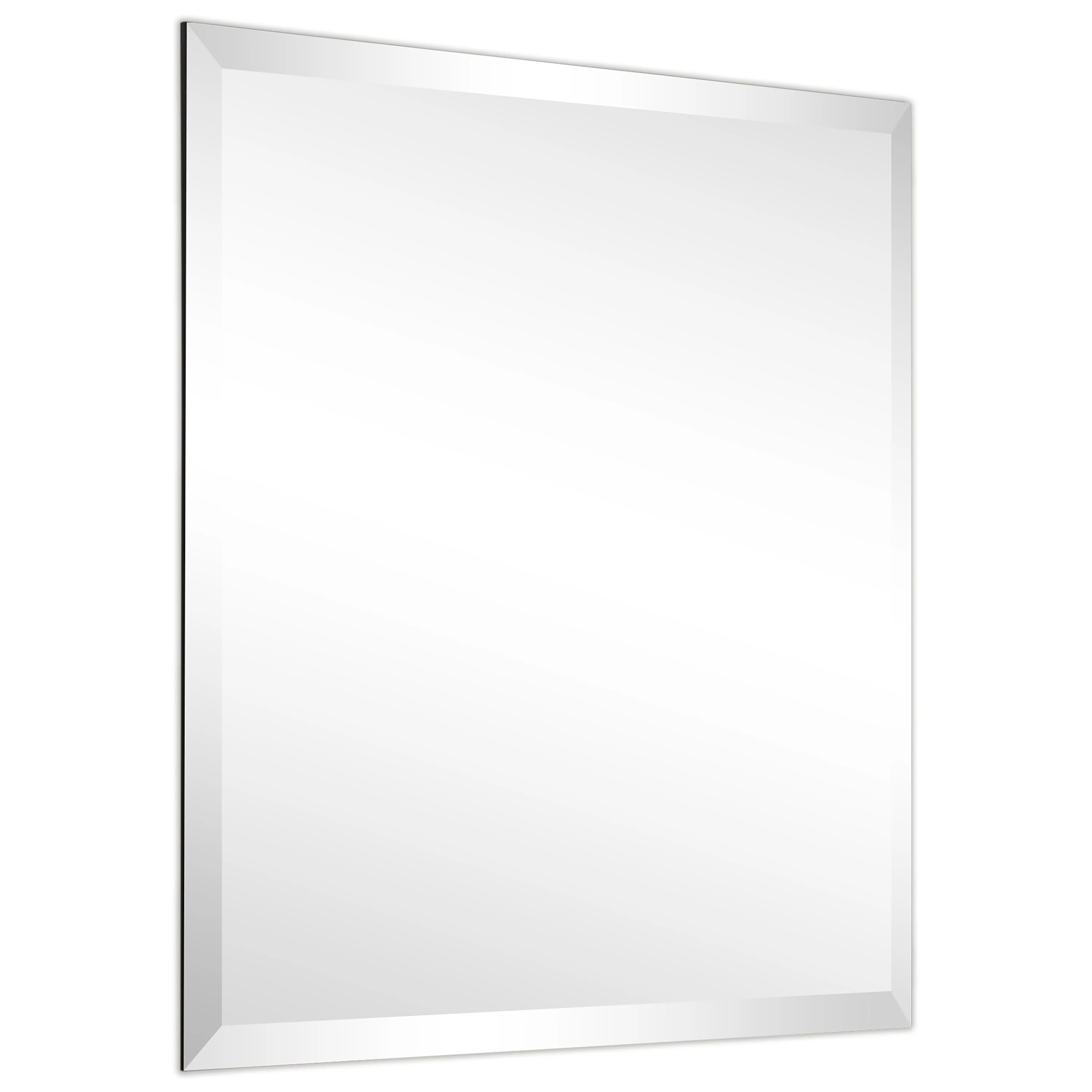 Frameless Beveled Prism Wall Mirror, Clear Square or Rectangular Decorative Mirror for Bathroom, Bedroom and Home Decor - Image 27