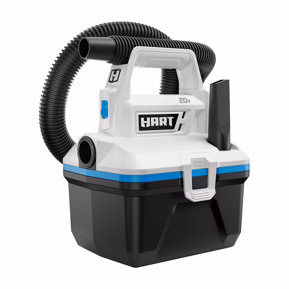 HART 20-Volt 1 Gallon Wet/Dry Vacuum Kit (1) 20-Volt Lithium-Ion Battery