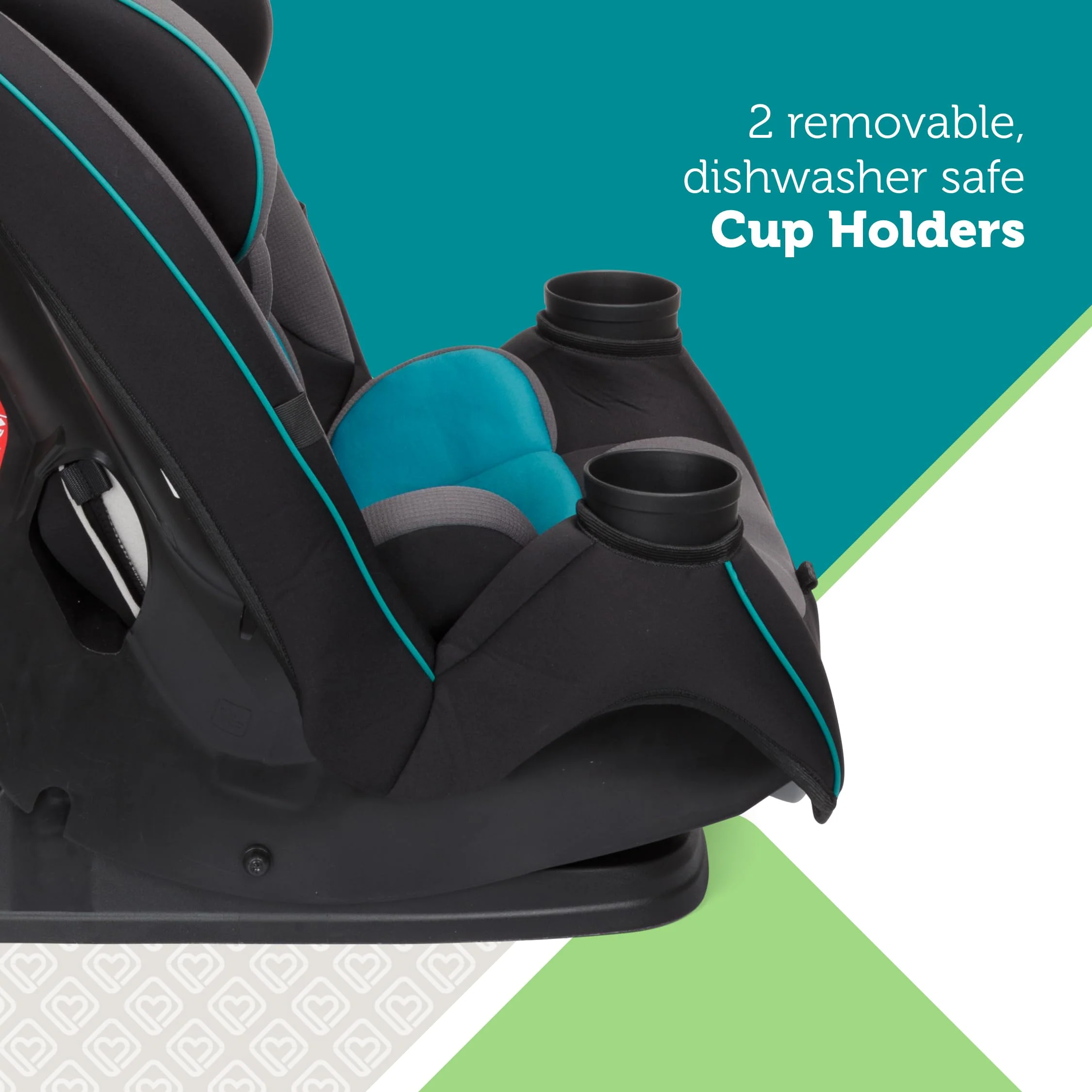 3-in-1 Slim Convertible Car Seat, All-in-One Infant Toddler Booster Seat, Rear & Forward Facing Child Safety Seat, Blue - Image 6