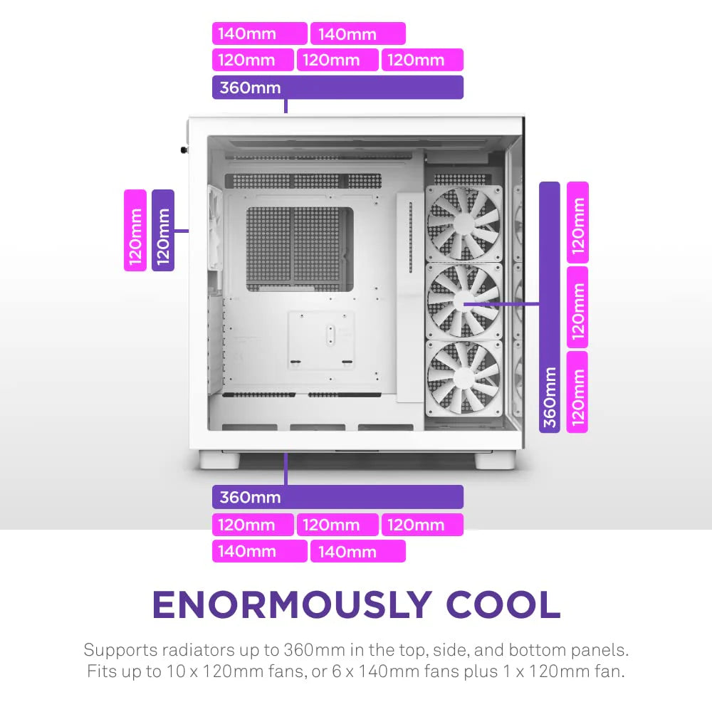 Dual-Chamber ATX Mid-Tower PC Gaming Case - Image 4