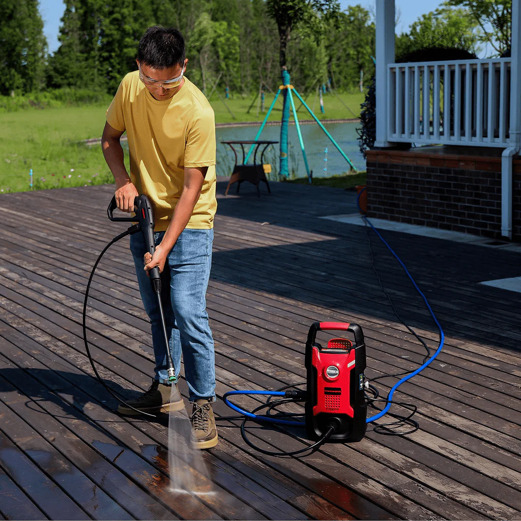 POWERWORKS 1700 Psi 1.2 GPM Pressure Washer, for Cleaning Homes/Cars/Driveways/Patios - Image 4