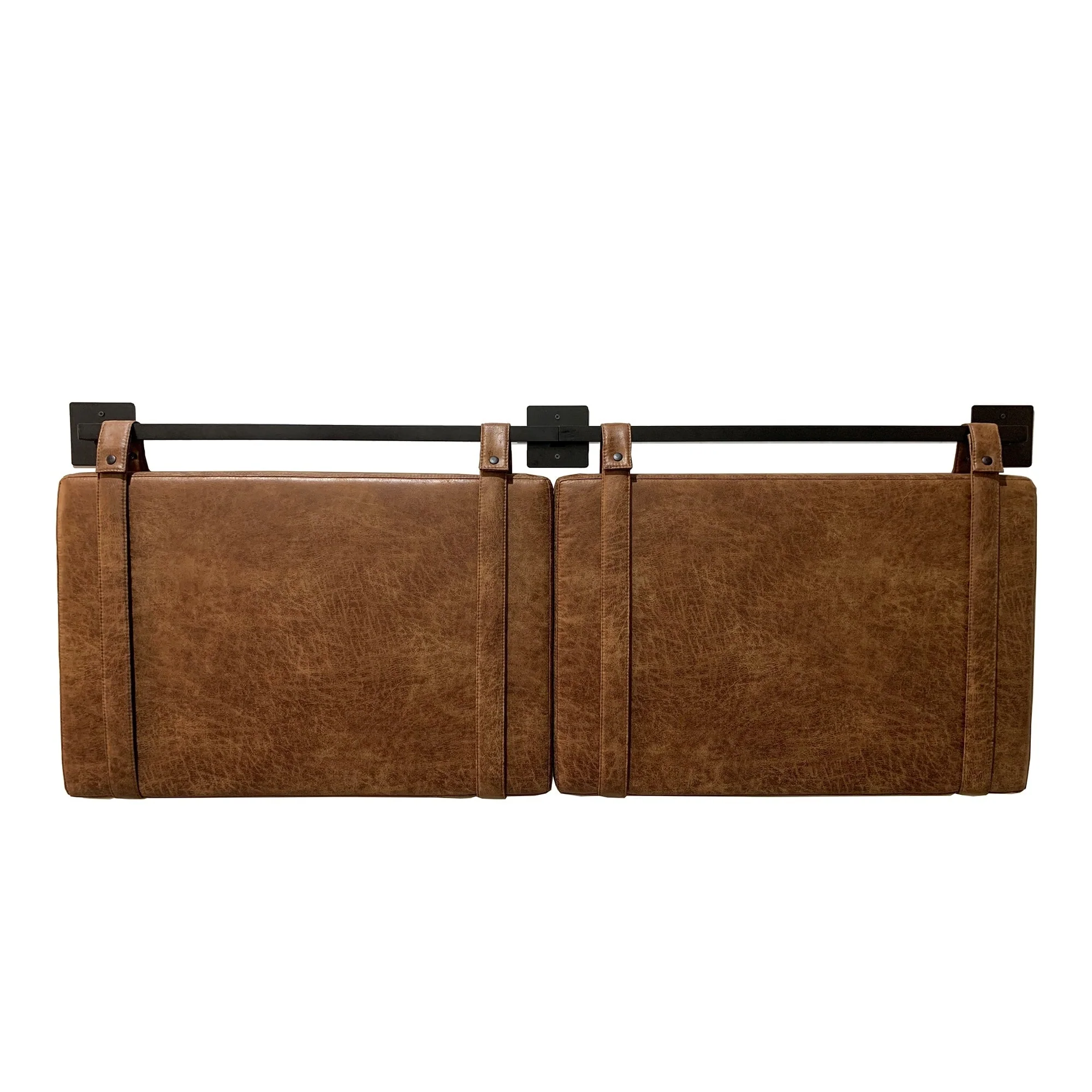 Wall Mount Upholstered Headboard with Metal Rail - Modern Bedroom Headboard - Image 21