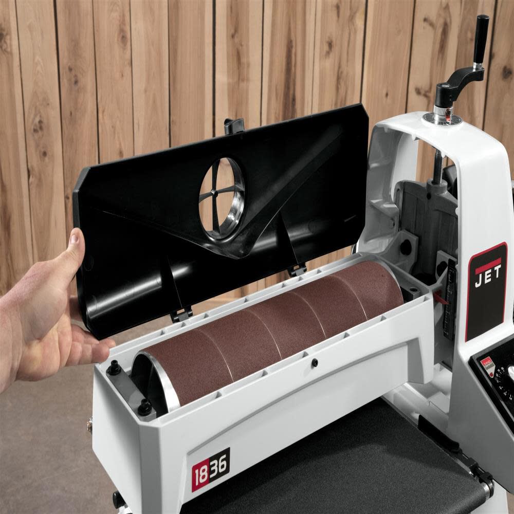 JWDS-1632 16-32 Drum Sander with Stand 723520K - Image 4