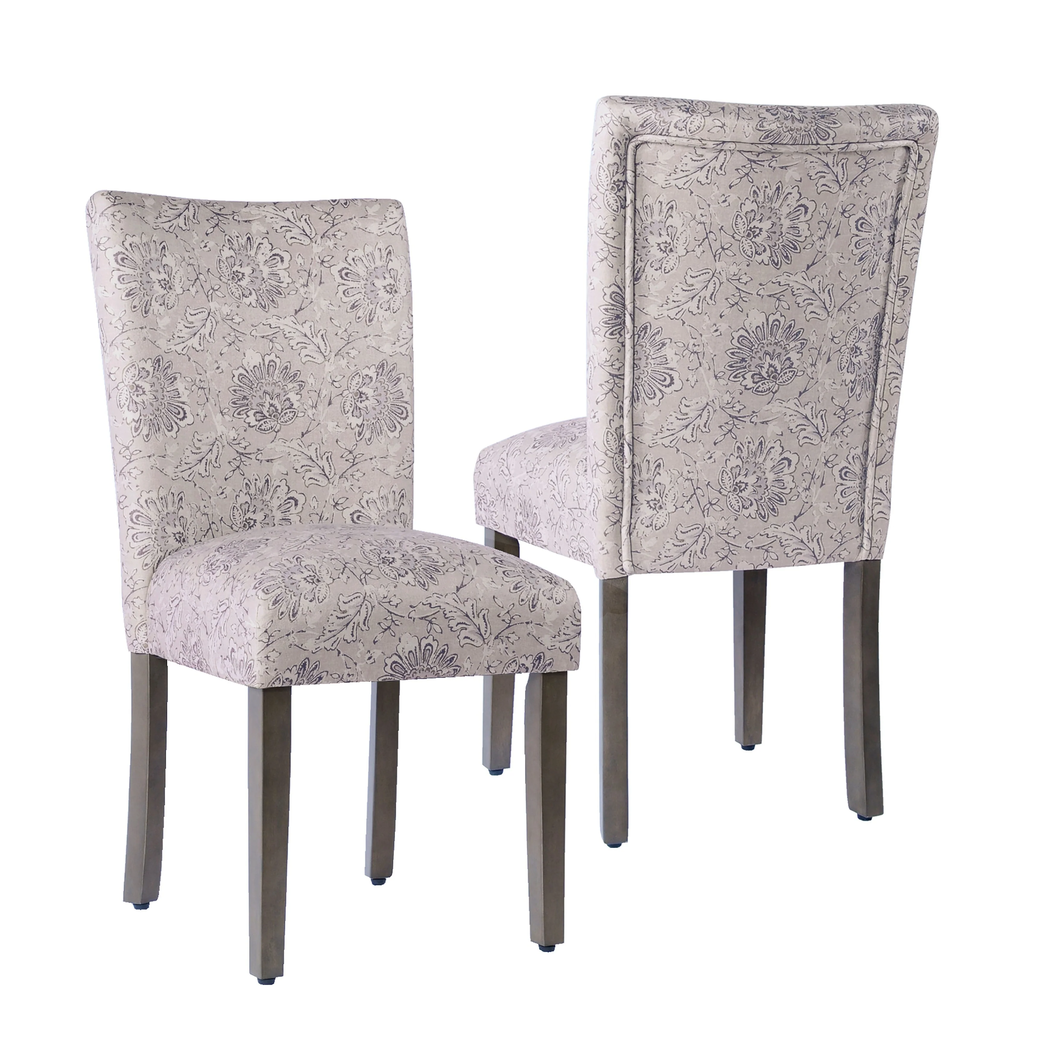 Set of 2 Upholstered Medallion Dining Chairs, Comfortable Parsons Style Chairs for Kitchen and Dining Room - Image 24