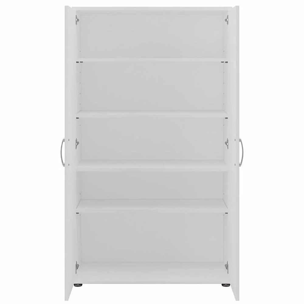 Pemberly Row Tall Garage Storage Cabinet in Platinum Gray - Engineered Wood - Image 19