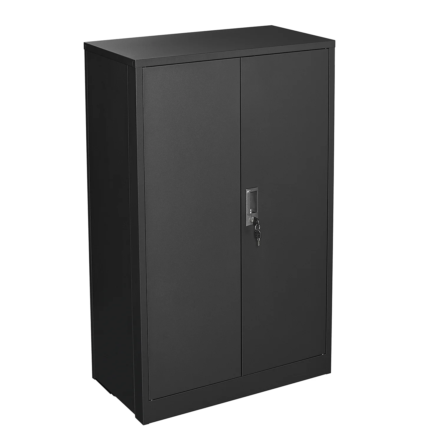 Metal Storage Cabinet with Locking Doors and Adjustable Shelf, Folding Filing Storage Cabinet, Rolling Storage Locker Cabinet for Home Office,School,Garage, White - Image 26