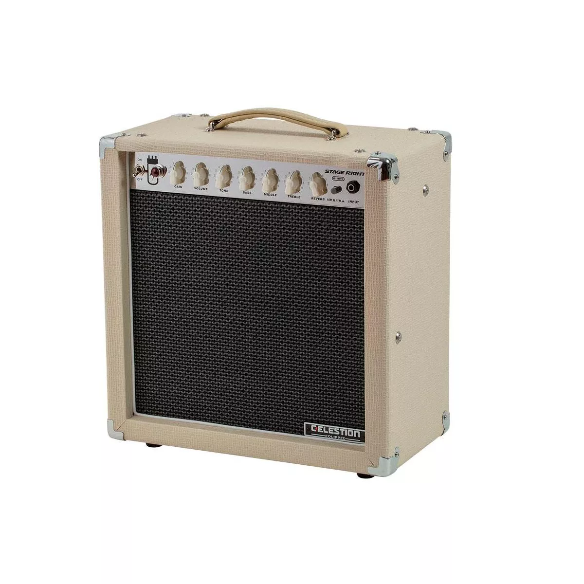 15-Watt 1x12 Guitar Tube Combo Amplifier with 12-Inch Speaker and Spring Reverb