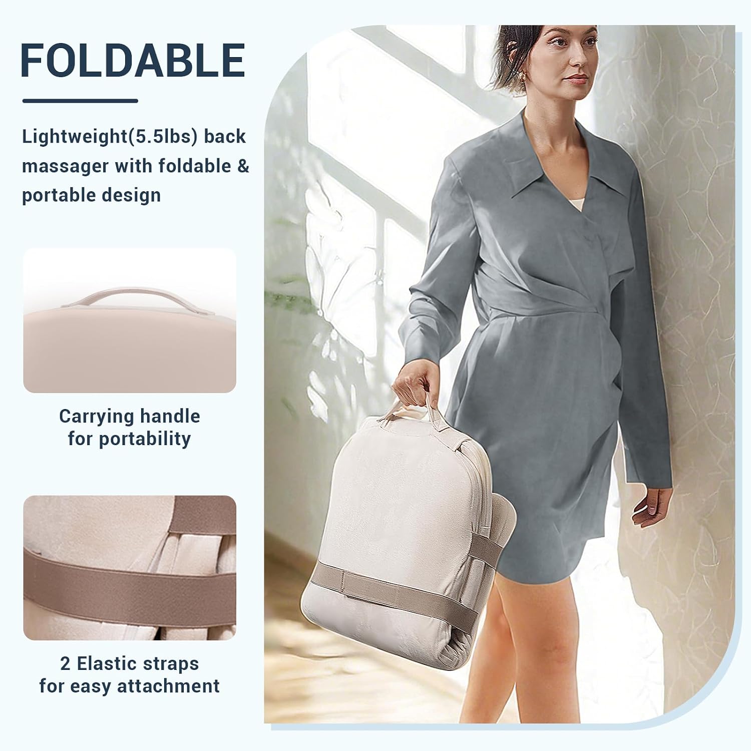 FSA Eligible HSA Approved Back Massager for Chair - Image 3