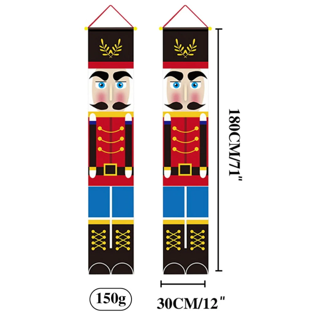 71" x 12" Christmas Polyester Outdoor Banner (2 Pack) - Image 3