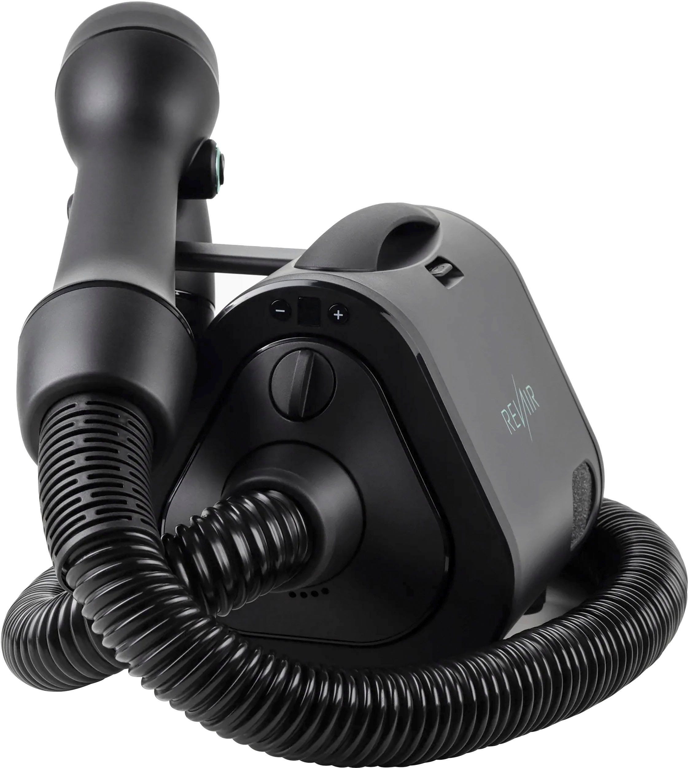 Reverse-Air Hair Dryer with Hair Clips Black - Image 2