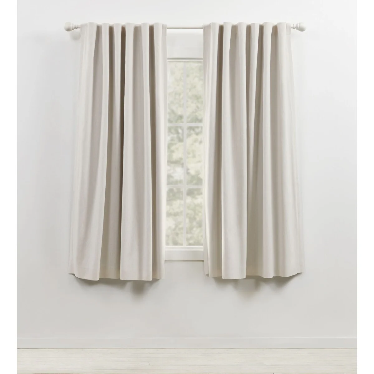 Blackout Curtain Single Panel, Back Tab and Rod Pocket Window Curtain - Image 16