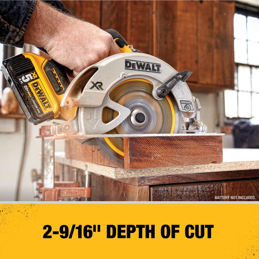 7-1/4-Inch Cordless Circular Saw and Lithium-Ion Battery Starter Kit - Image 2
