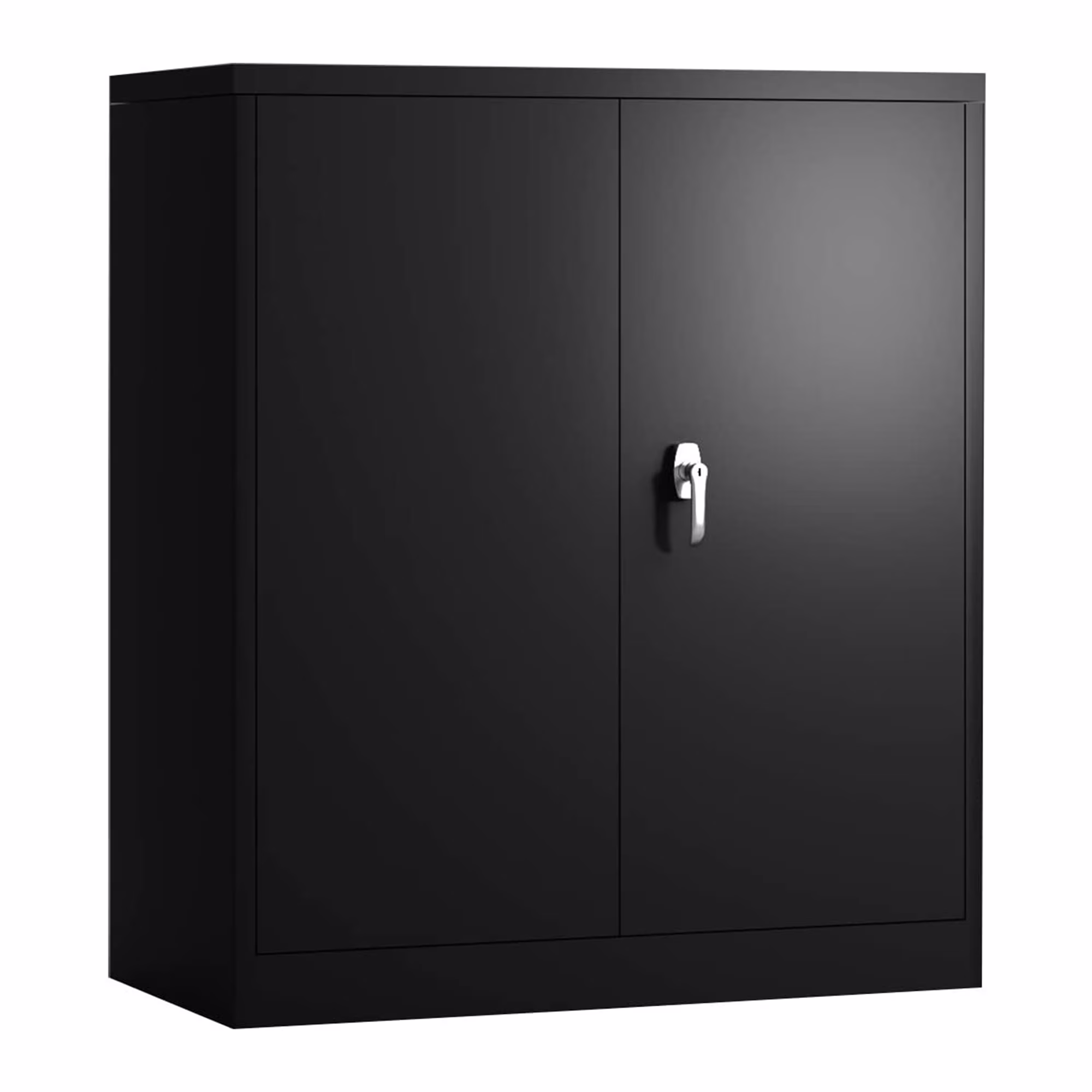 Aobabo 72 Inch Locking Storage Cabinet w/ Adjustable Shelves, Gray - Image 3