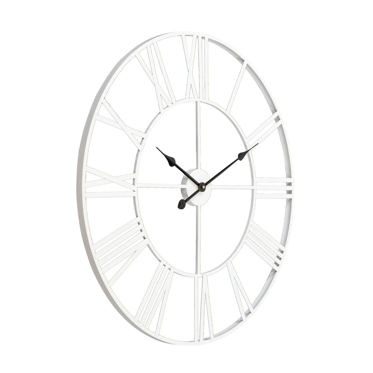 Modern Round Metal Wall Clock, Decorative Circular Hanging Clock for Living Room, Bedroom and Office - Image 66