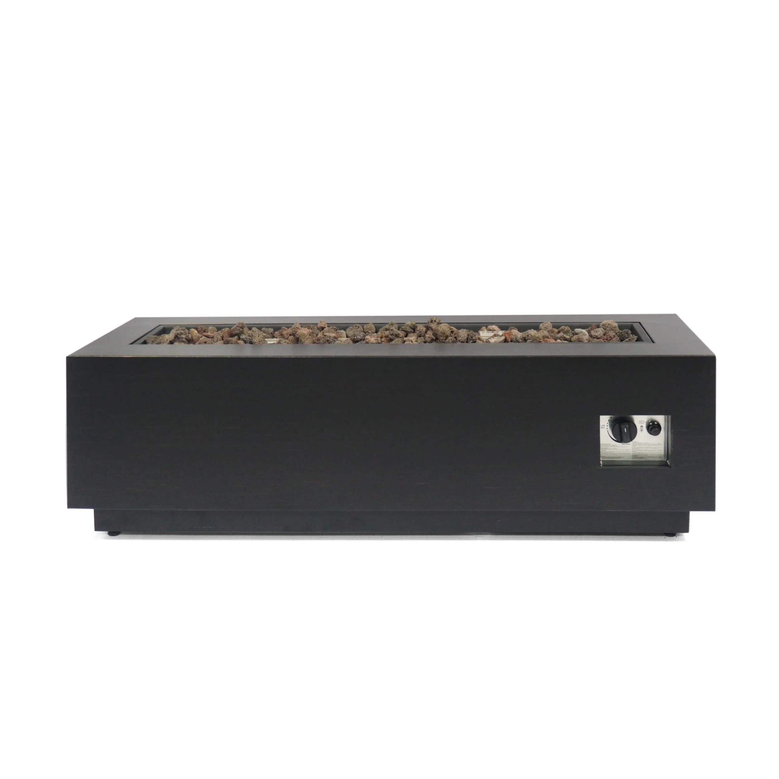 Christopher Knight Home Wellington Outdoor Iron 50000 BTU Fire Pit by Concrete Finish - Image 4