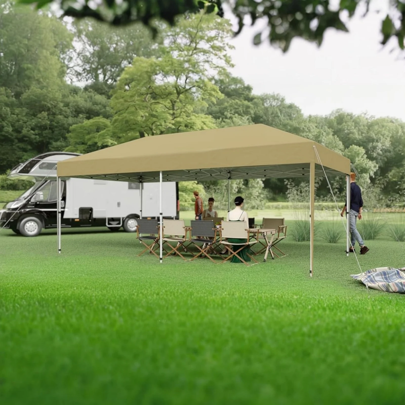 10' x 20' Pop Up Canopy Tent for Outdoor, Portable Instant Commercial Canopy for Patio, Backyard, Garden, Lawn, Outdoor Activities - Image 21
