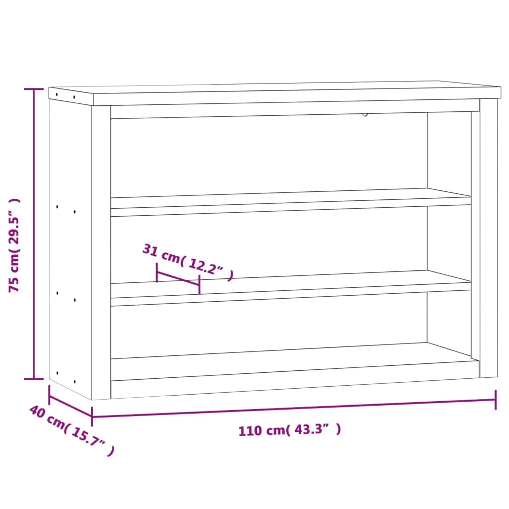 vidaXL Kitchen Wall Cabinet with Shelf Storage Restaurant Stainless Steel - Image 15