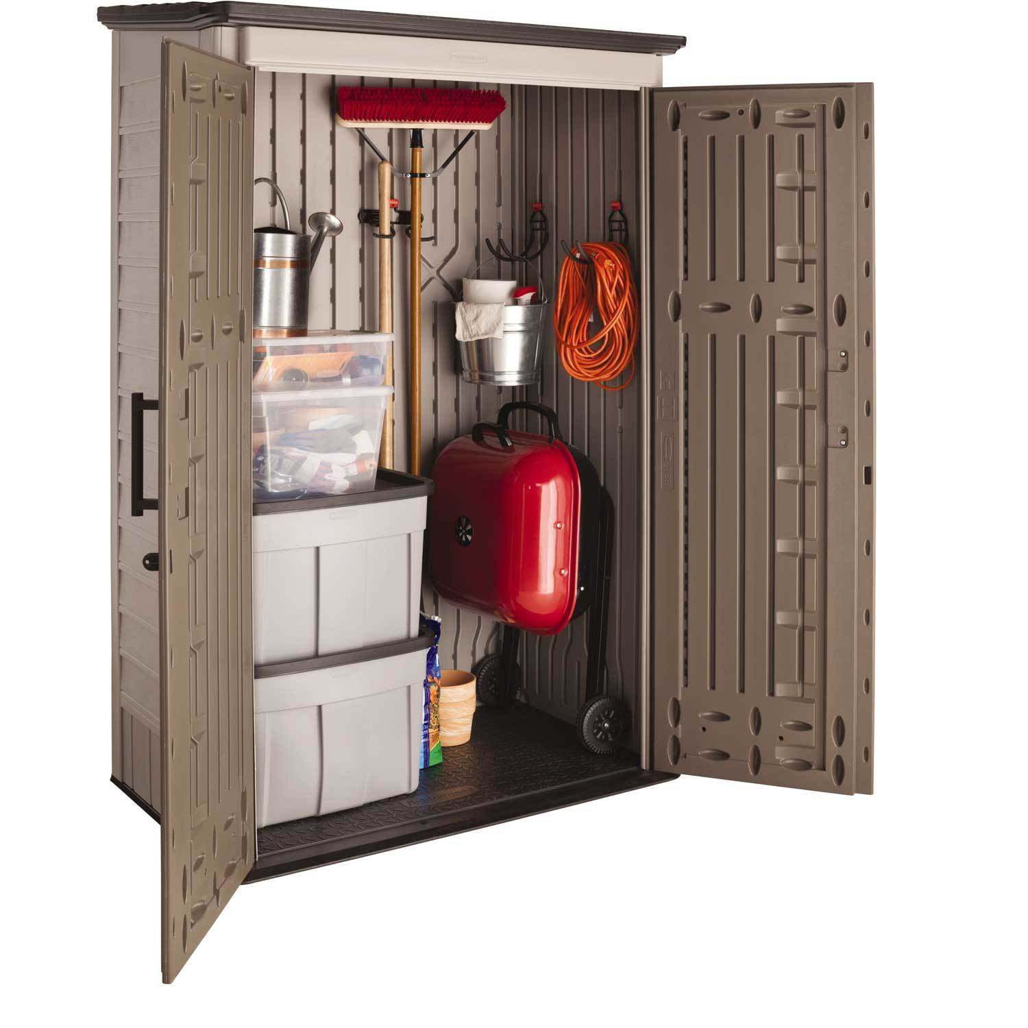 Outdoor Storage Shed, 52 Cu.Ft., Weather-Resistant, Lockable Doors - Image 2
