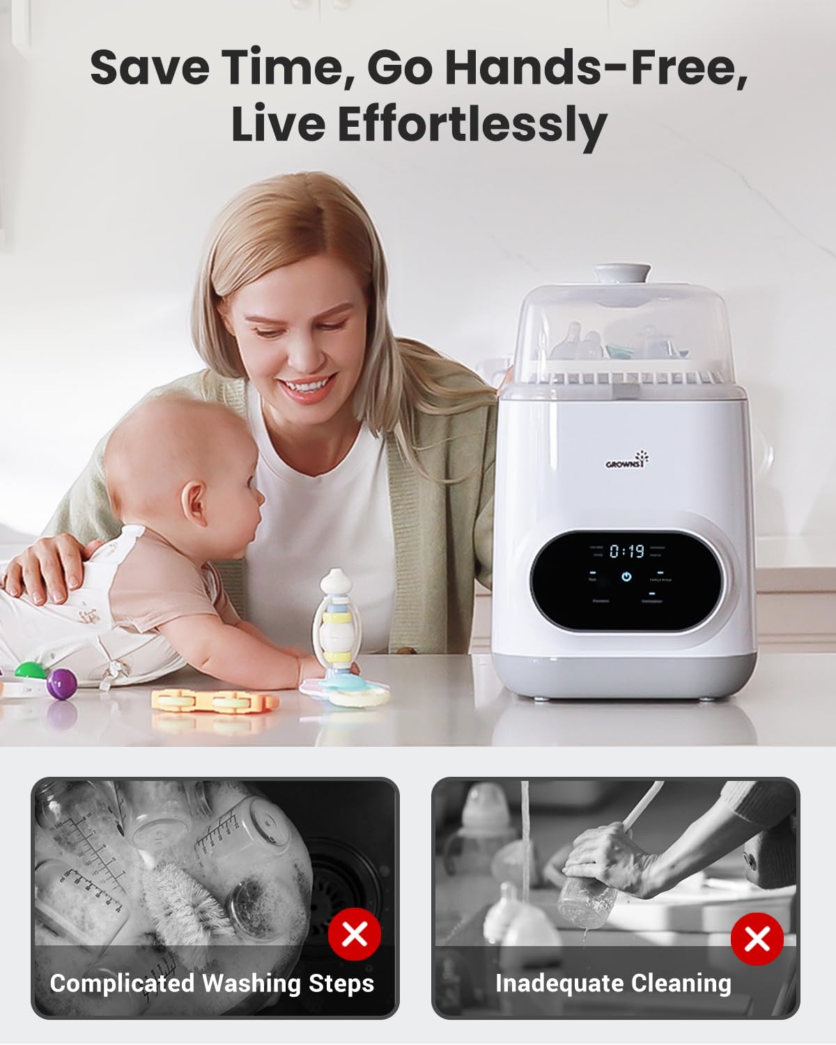 All-in-One Baby Bottle Washer & Cleaner Pro - Image 3