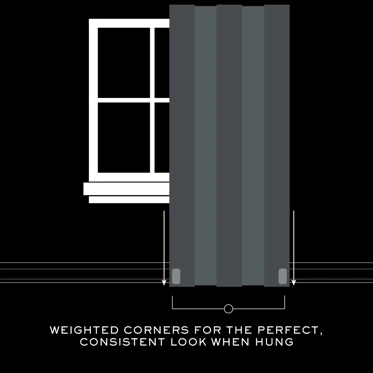 Blackout Curtain Single Panel, Back Tab and Rod Pocket Window Curtain - Image 12