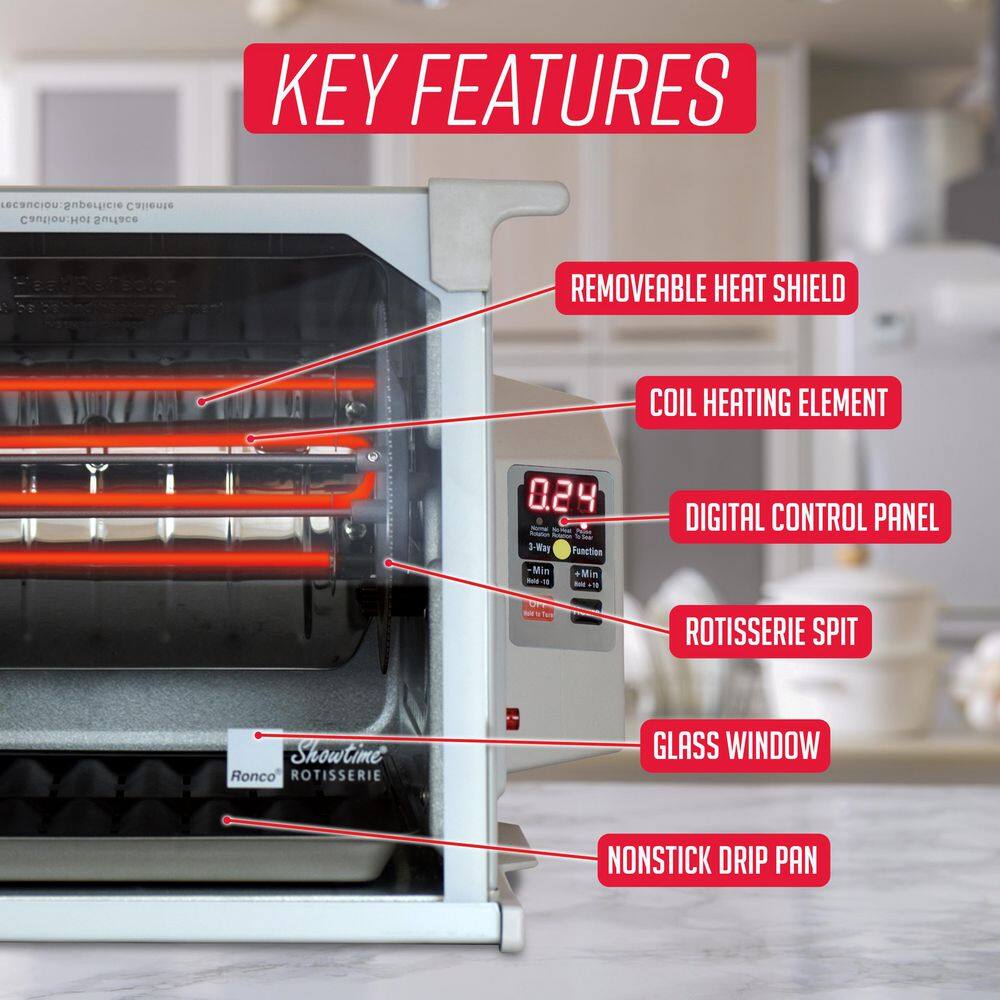 Digital Platinum Countertop Rotisserie Oven ST5000PLAT - Image 6