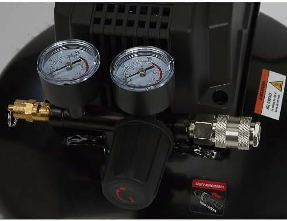 Oil-Free Pancake Air Compressor, 0.3 HP, 3 Gallons, 110 PSI - Image 7