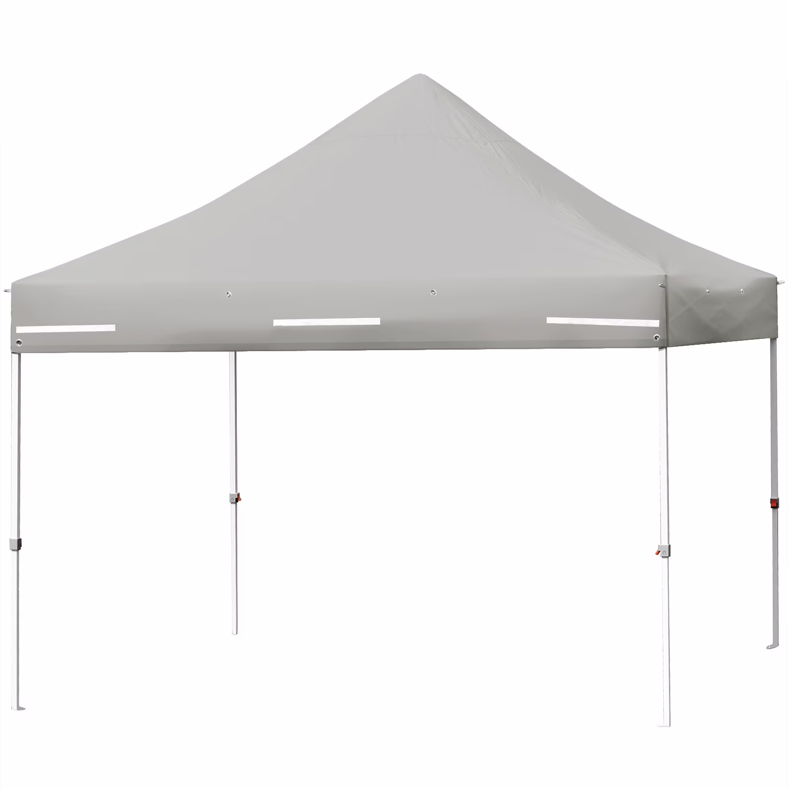 Patiojoy 10x10ft Pop up Tent, 4 Height Adjustment Folding Camping Tent with Awning Blue - Image 7