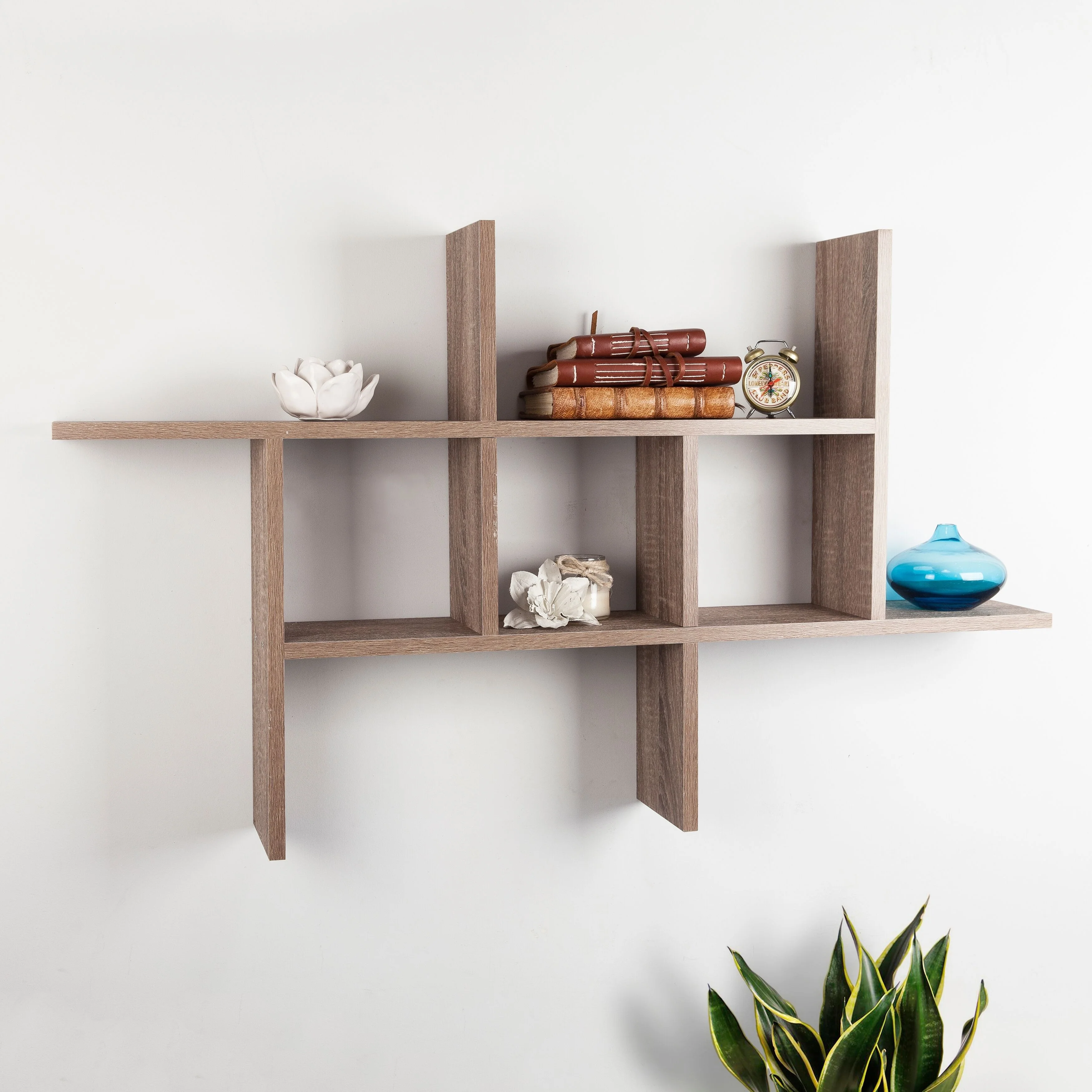 Cantilever Floating Wall Shelf, Modern Decorative Display Shelf for Living Room, Bedroom and Home Storage - Image 10