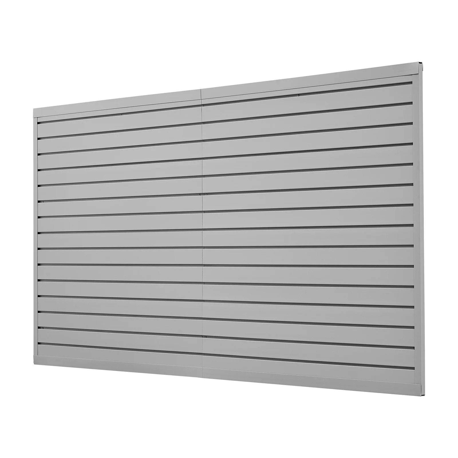 VEVOR Slat Wall Paneling,8 x 4 ft, PVC Garage Slatwall with Modular Design,Grey Slat Wall Easy-to-Install Adjustable Slatwall Panel with Coupling Structure & DIY Cutting,Fits for Storage & Display - Image 9