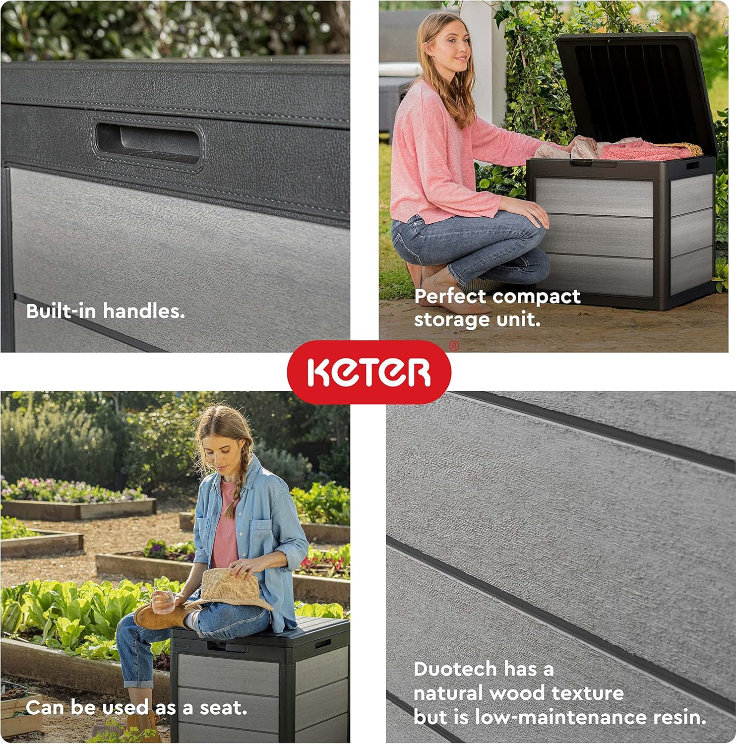 200 Gallon Resin Deck Box, Extra Large Outdoor Storage Container for Patio, Garden, Yard and Pool Area - Image 16