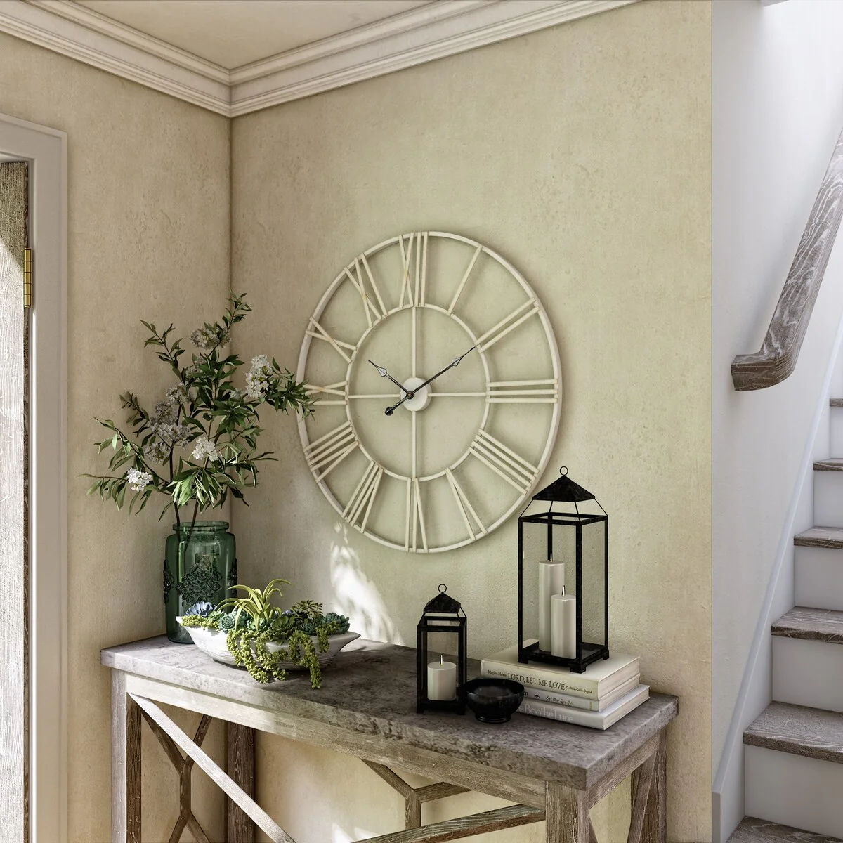 Modern Round Metal Wall Clock, Decorative Circular Hanging Clock for Living Room, Bedroom and Office - Image 63