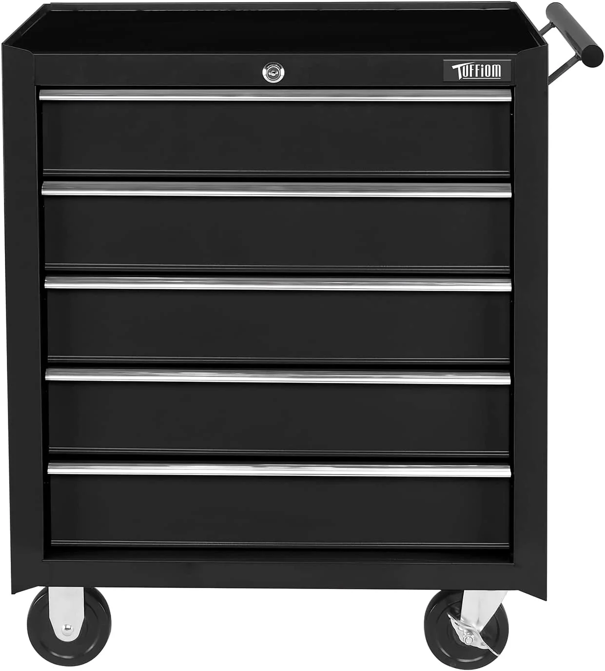 TUFFIOM 5-Drawer Rolling Tool Chest with Lock & Key, Tool Storage Organizer Box Cabinet with Wheels - Image 18