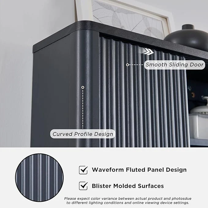 Modern Bathroom Wall Cabinet, Wall Mounted Medicine Storage Organizer with Shelves for Home Organization - Image 22