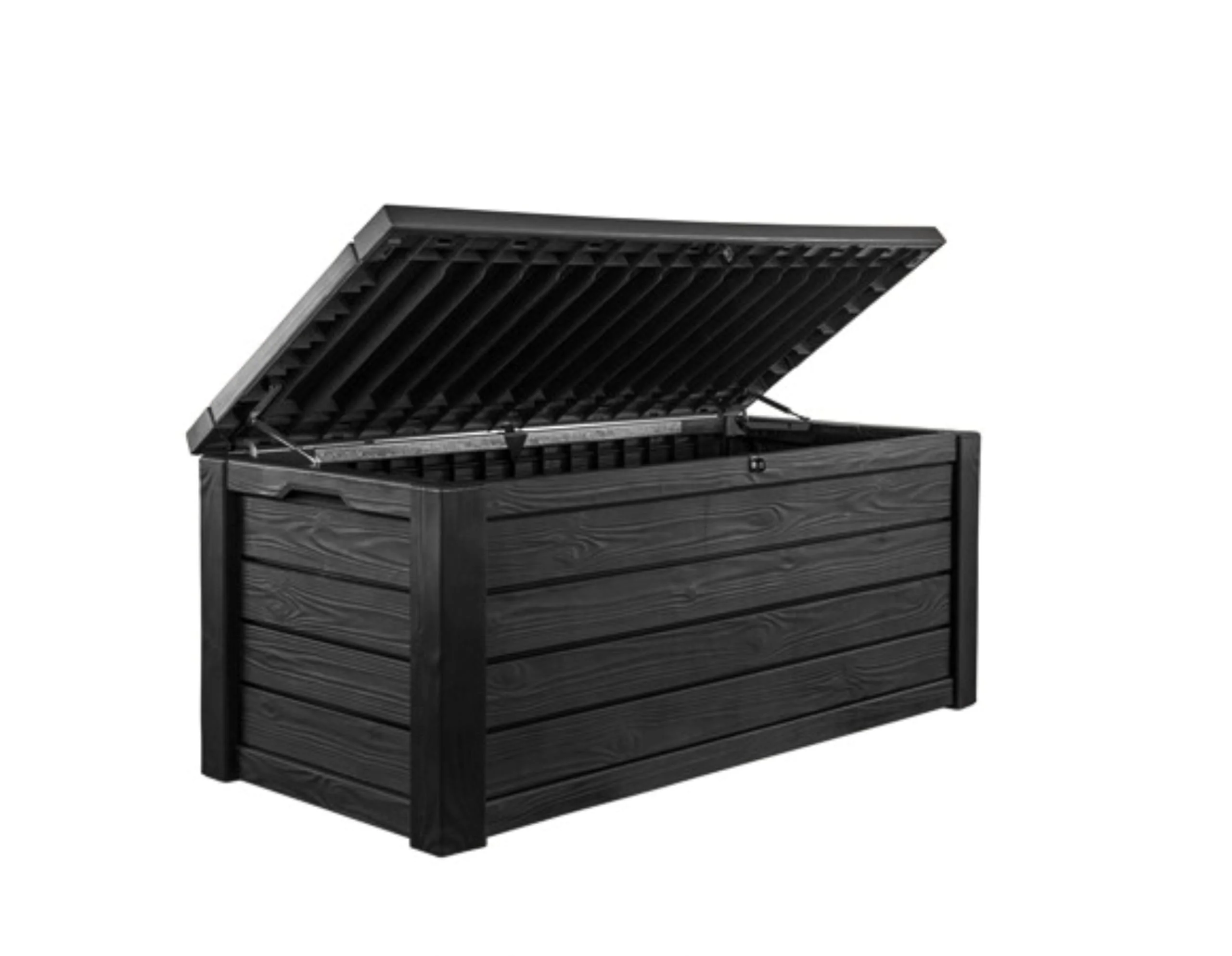 150 Gallon Resin Outdoor Storage Box, Large Deck Container for Patio, Garden and Yard, Dark Gray - Image 9