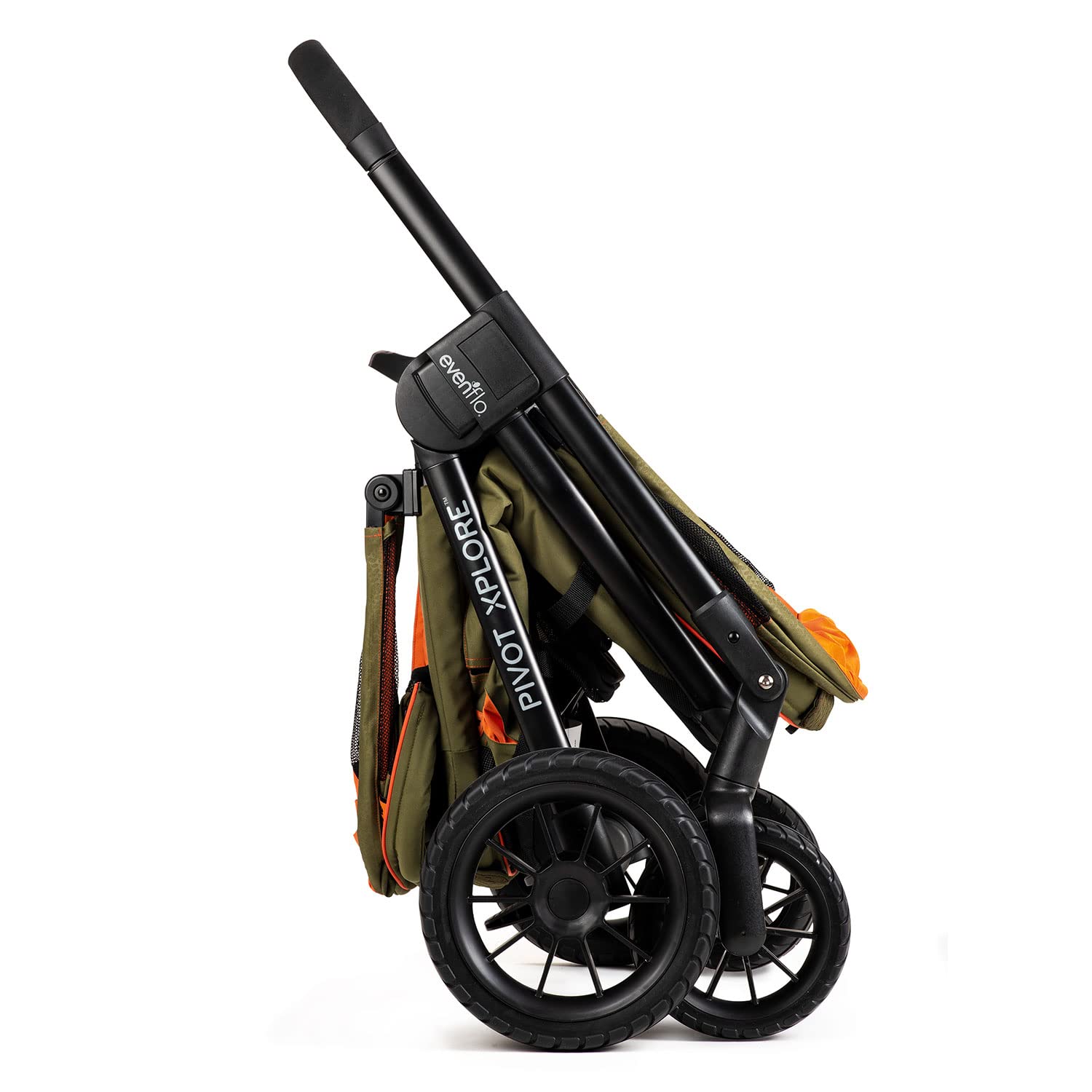 2-in-1 All-Terrain Baby Stroller Wagon with Canopy and Storage - Gray - Image 35