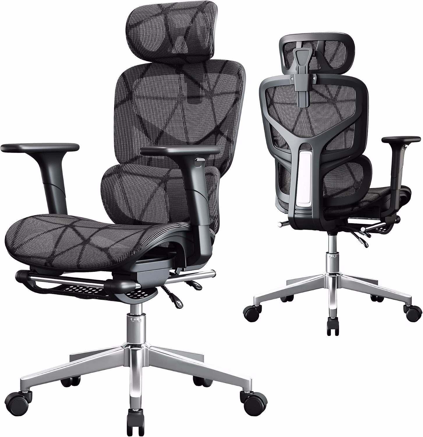Ergonomic Office Chair, Mesh Computer Chair,400lbs Capacity