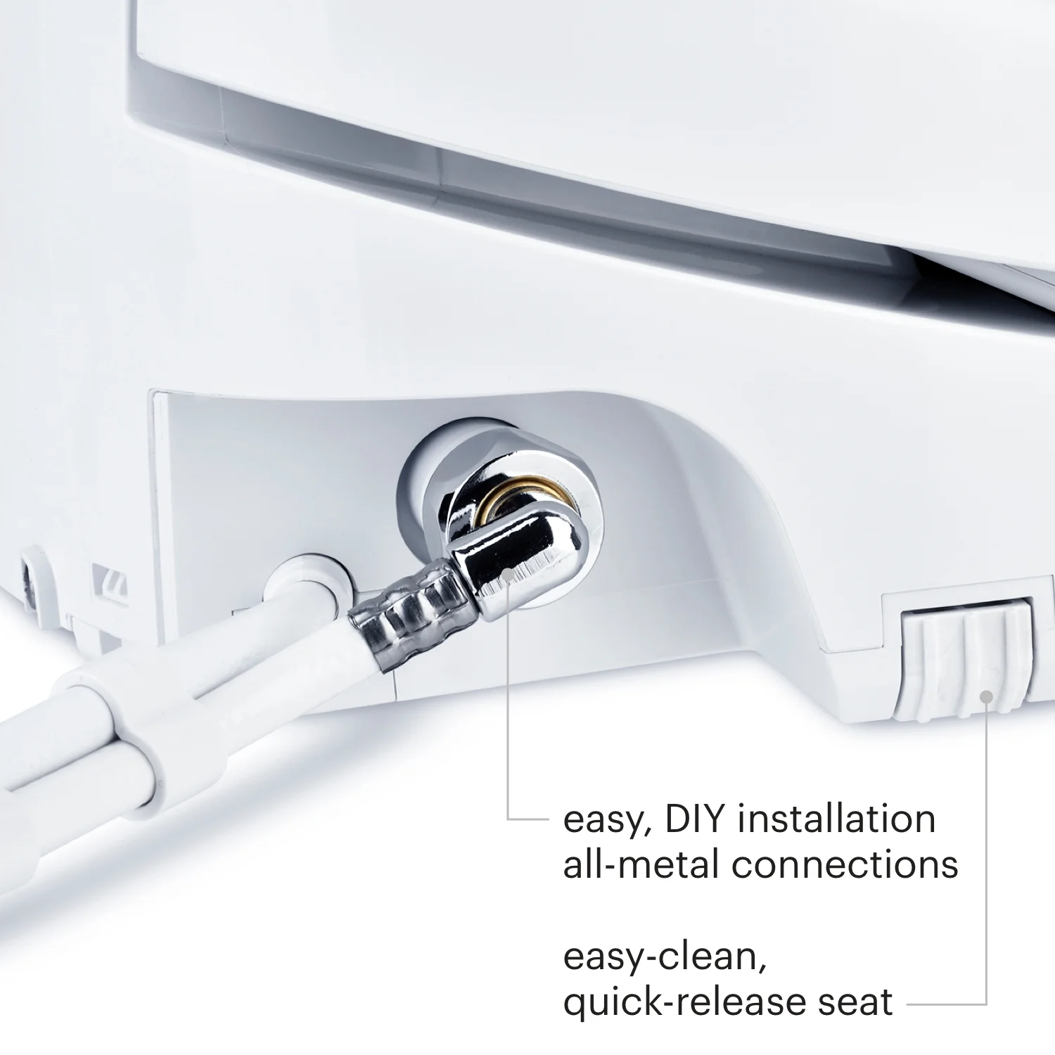 Brondell Bidet Toilet Seat S1400, Smart Toilet Seat, Dual Stainless-Steel, Self-Cleaning Nozzle With Clean Plus Technology, Endless Warm Water Bidet, Warm Air Dryer-Nightlight, Heated Seat, Elongated - Image 11
