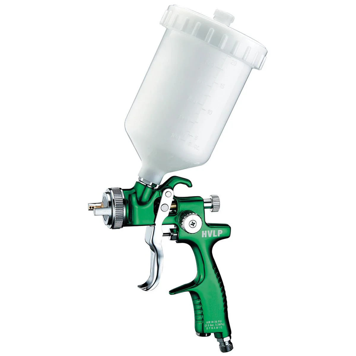 EUROPRO FORGED HVLP 1.3MM SPRAY GUN W/ PLASTIC CUP - Image 2