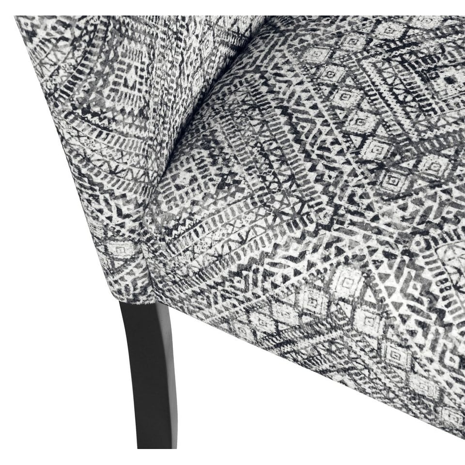 Set of 2 Upholstered Medallion Dining Chairs, Comfortable Parsons Style Chairs for Kitchen and Dining Room - Image 36