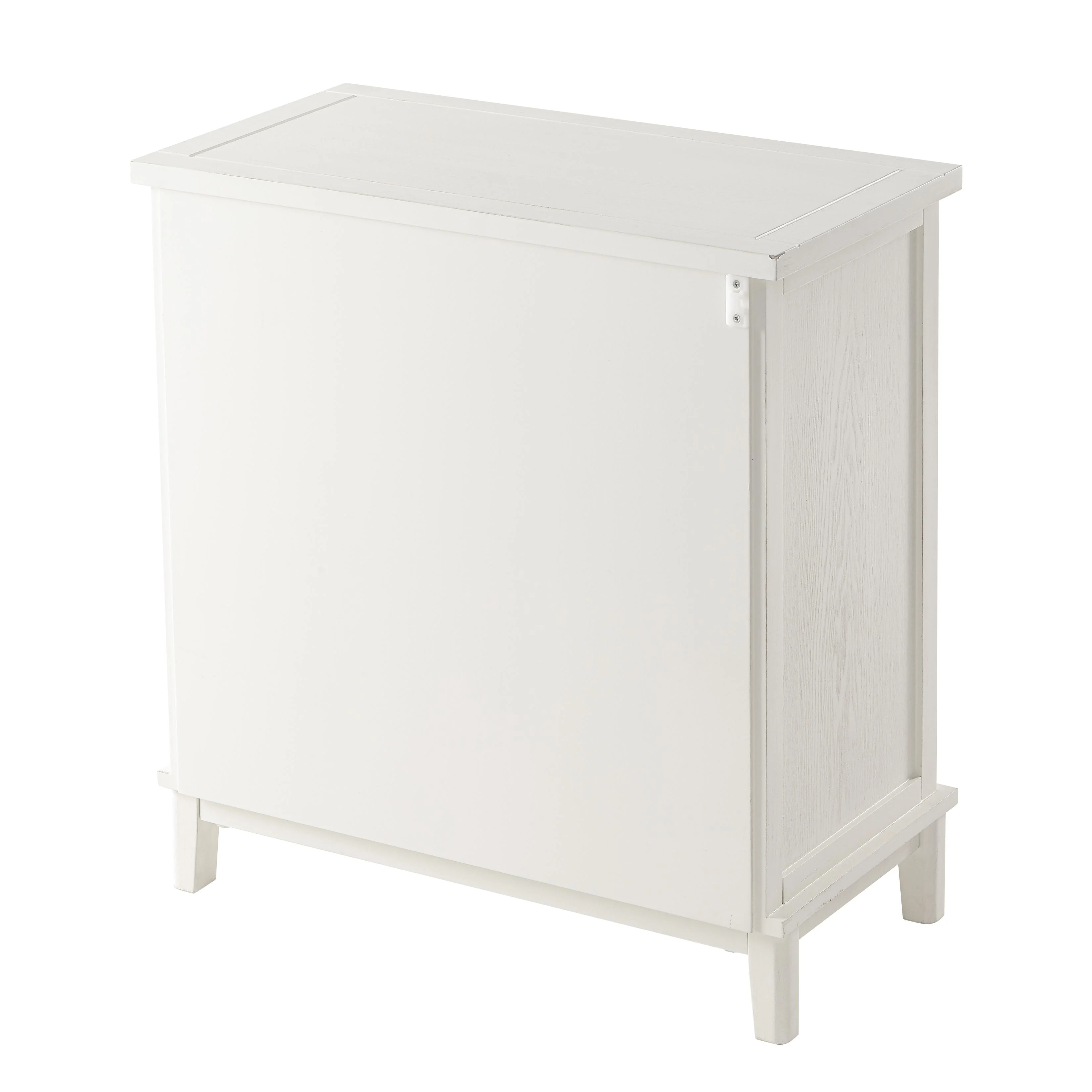 Farmhouse Fully Assembled Nightstand with 2 Drawers, Flower Motif End Table for Small Spaces - Image 23