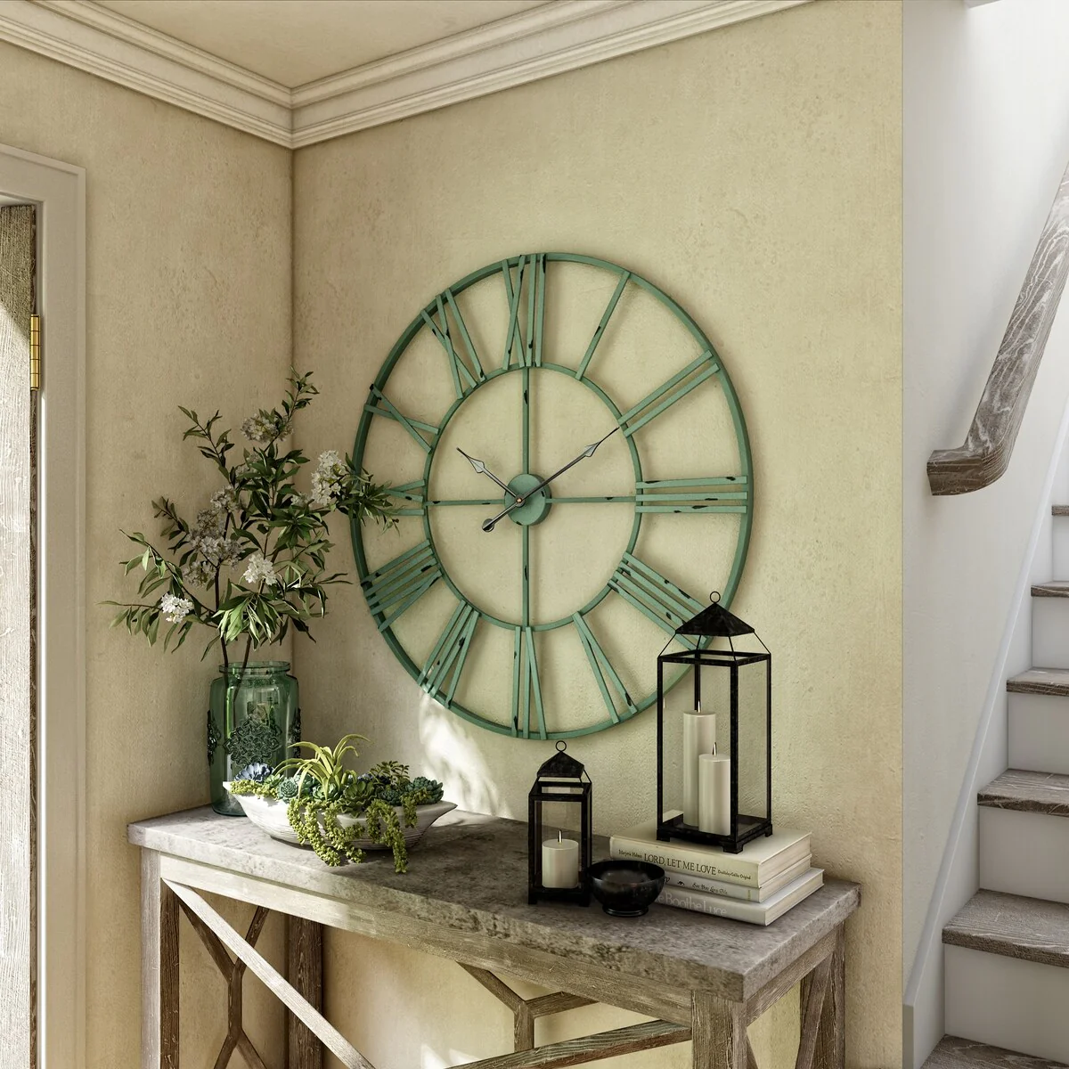 Modern Round Metal Wall Clock, Decorative Circular Hanging Clock for Living Room, Bedroom and Office - Image 74