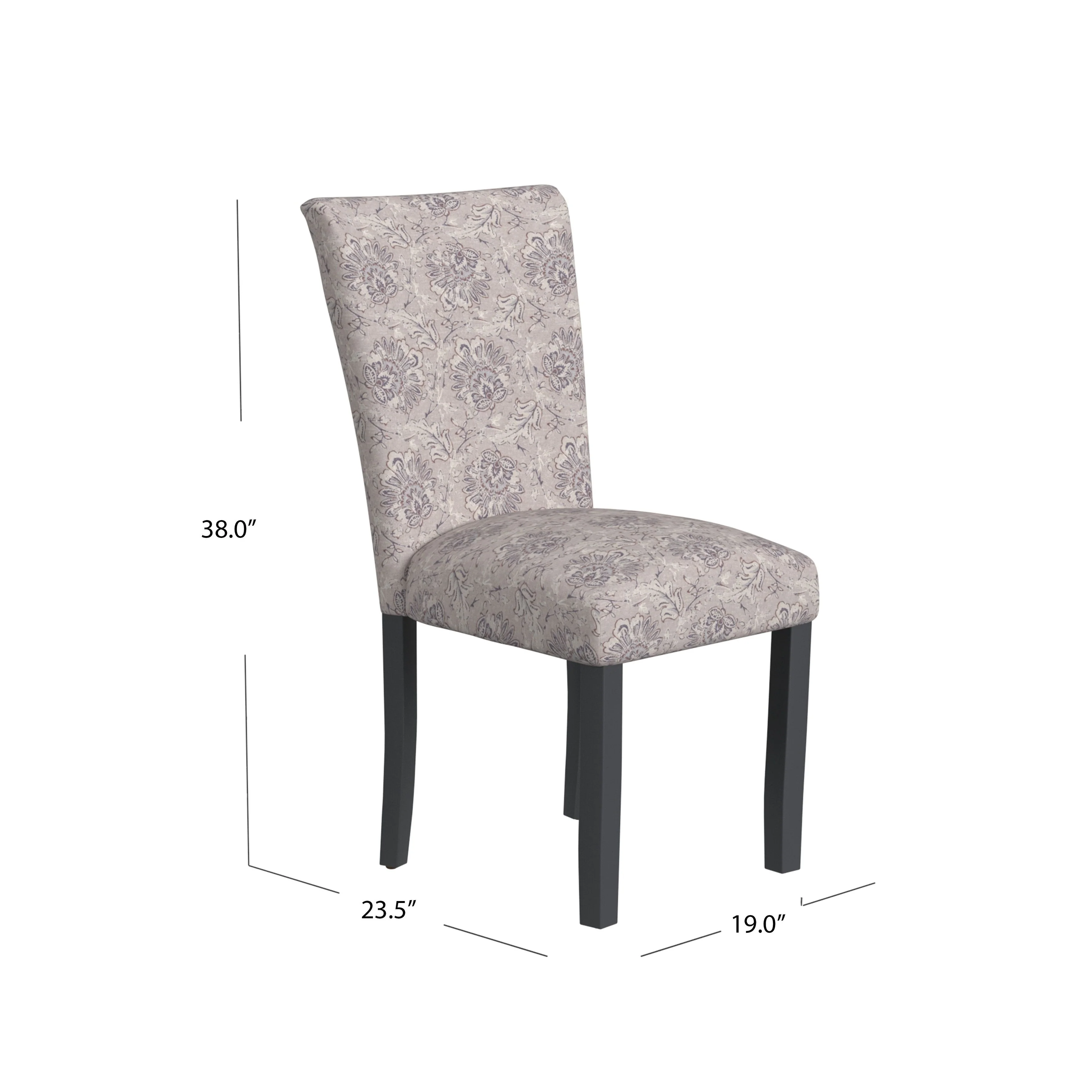 Set of 2 Upholstered Medallion Dining Chairs, Comfortable Parsons Style Chairs for Kitchen and Dining Room - Image 63