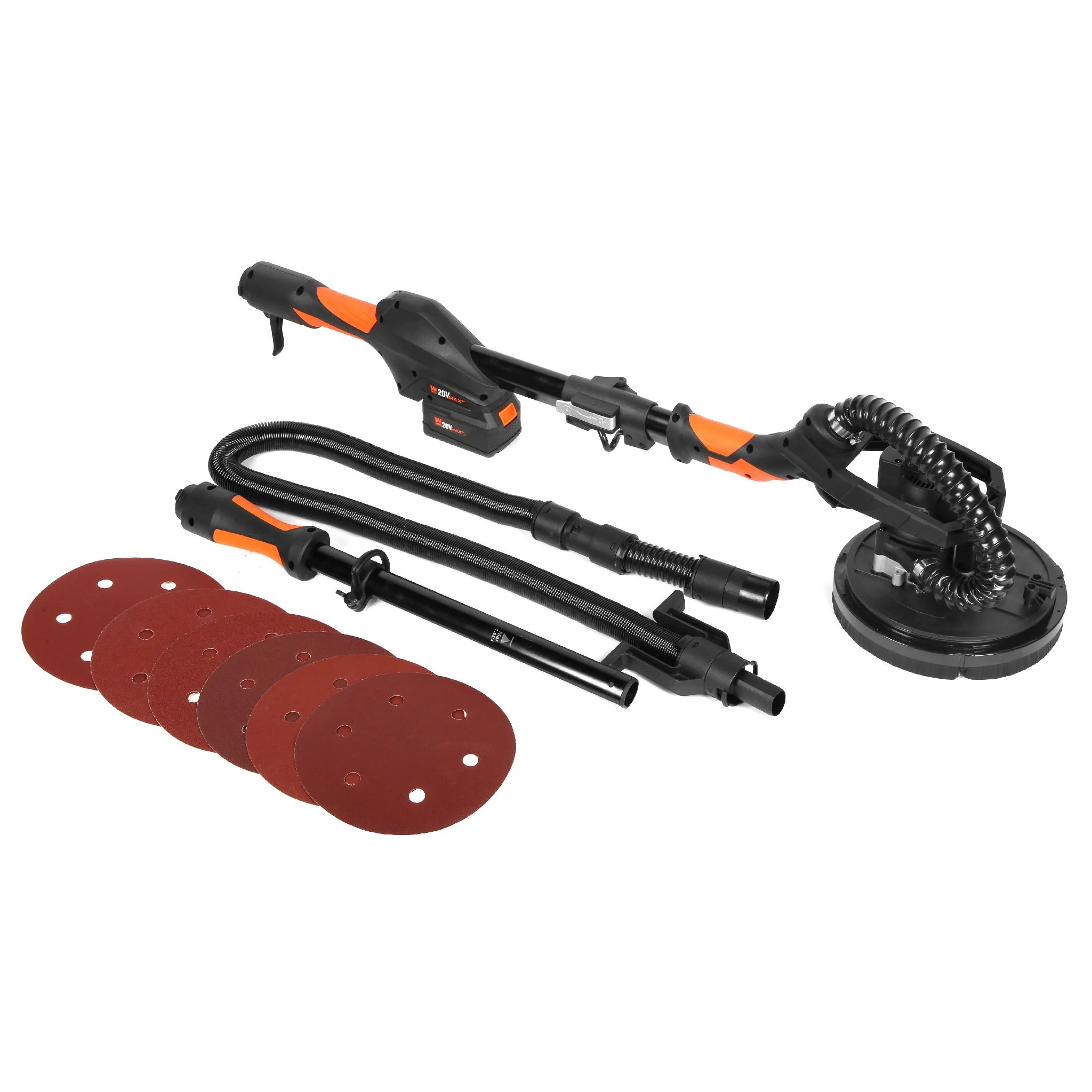 WEN 20V Max Variable Speed Cordless Brushless Drywall Sander with 5.0 Ah Battery and Charger - Image 3