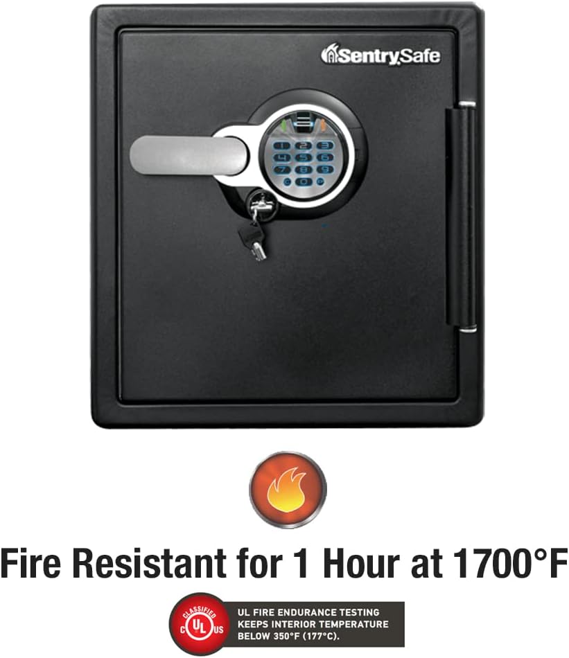 1.23 Cu Ft Waterproof and Fireproof Digital Safe Box, Alloy Steel Security Safe for Home and Office - Image 18